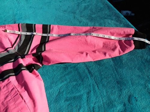 Vintage Wrangler Brushpopper Jacket Mens L Pink Black Gray Cowboy Cowgirl Grunge - Picture 12 of 24