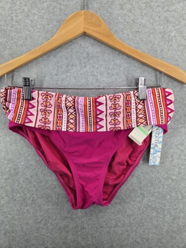 NWT Into the Bleu Sz 8 Pink Bikini Bottom swim bottom