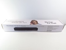 Zvox Accuvoice Av120 Tv Speaker Sound Bar W/ Hearing Aid Technology, New Sealed