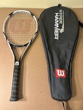 Wilson K Six Two K Factor 4 1/2 Tennis Racquet With case Missing Butt Cap