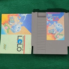 Adventures of Lolo - Loose w/ Manual - Good - NES