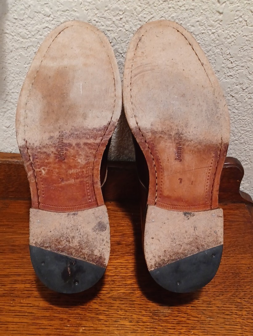 John Mac Gray Brown All Leather Split Toe Derby L… - image 13