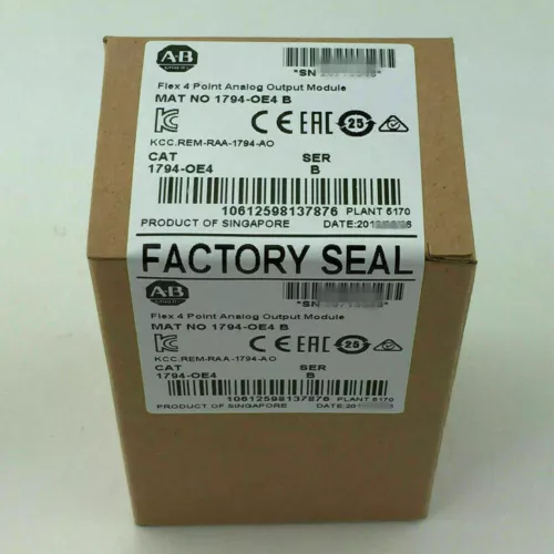 Sealed AB 1794-0E4 1794-OE4 1794-0E4 Flex 4 Point Analog Output Module 1794OE4 - Picture 2 of 4
