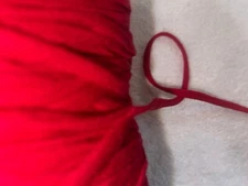 10 yards cherry red CORD hollow strap string corset ties Knit Fabric 1/4" wide