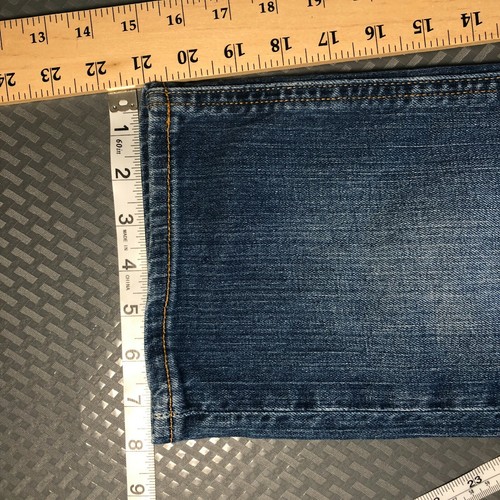 Old Navy Jeans 6 Womens Blue Capri Straight Low Rise Flap Pocket Stretch Faded - Picture 10 of 12