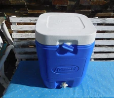 COLEMAN Blue Water Jug  Cooler 5 GALLON  Drink w/ Spigot Spout ~FREE SHIP~