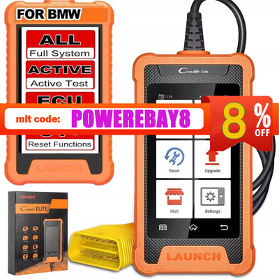 LAUNCH ELITE für BMW KFZ Diagnosegerät Auto OBD2 Scanner All System TPMS EPB