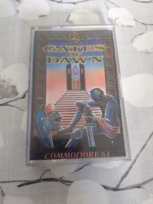Vintage Commodore 64 Spiel Gates Of Dawn Originalverpackt & Komplett