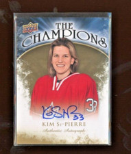 2009-10 Upper Deck The Champions Autographs Gold #CHSP Kim St. Pierre  *19837