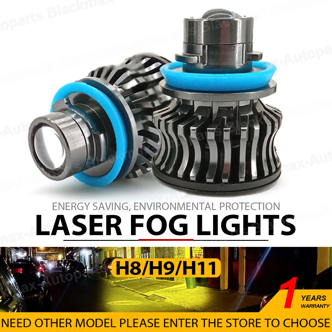 1 Paar H8 H9 H11 Auto Led Nebelscheinwerfer Laserprojektor Licht