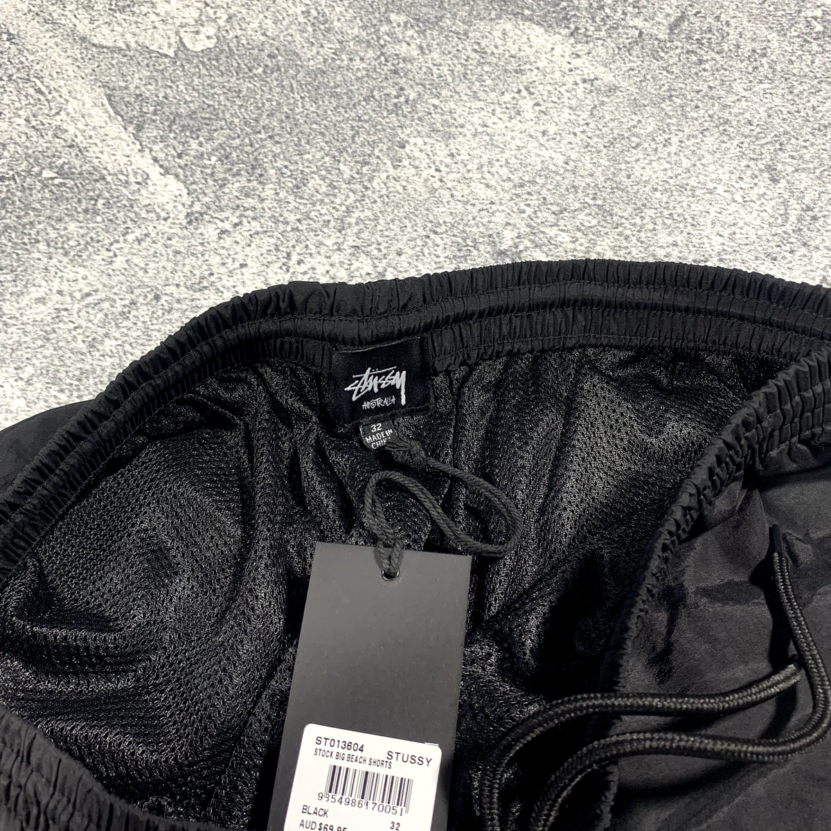 パンツ Stussy Big Stock Board Short Black 32 Stussy Big Stock Board Shorts 'Black'