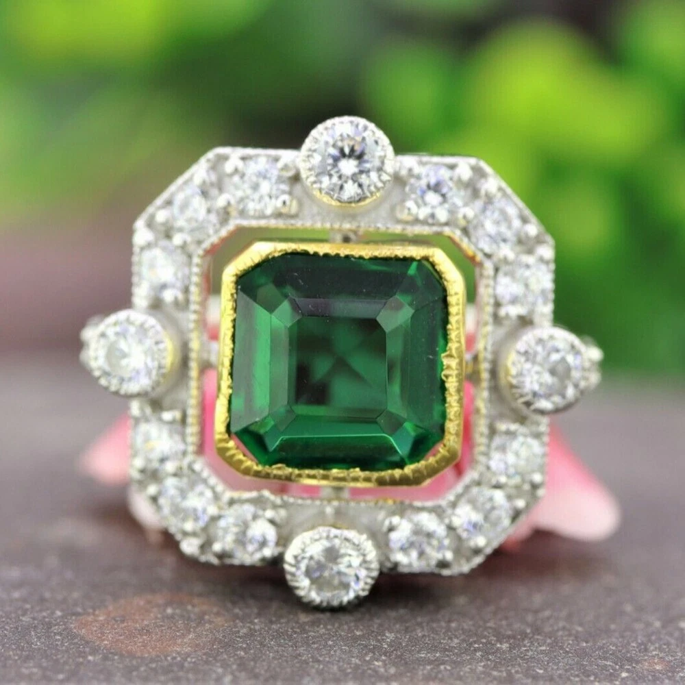 Silver vintage hotsell engagement rings