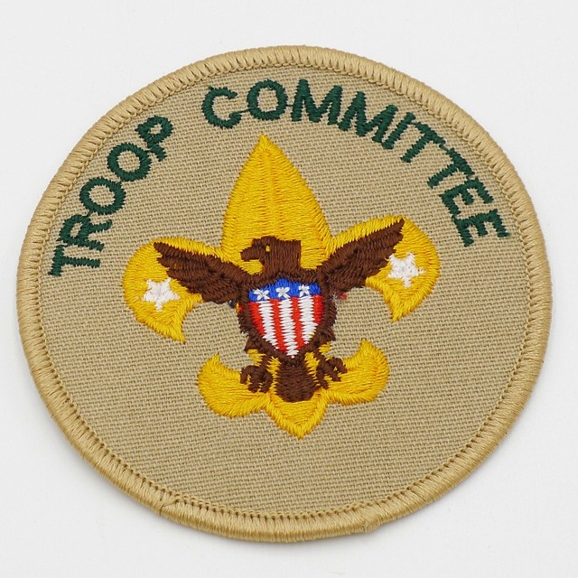 Boy Scout Troop Committee Position Patch BSA Tan Patch | eBay