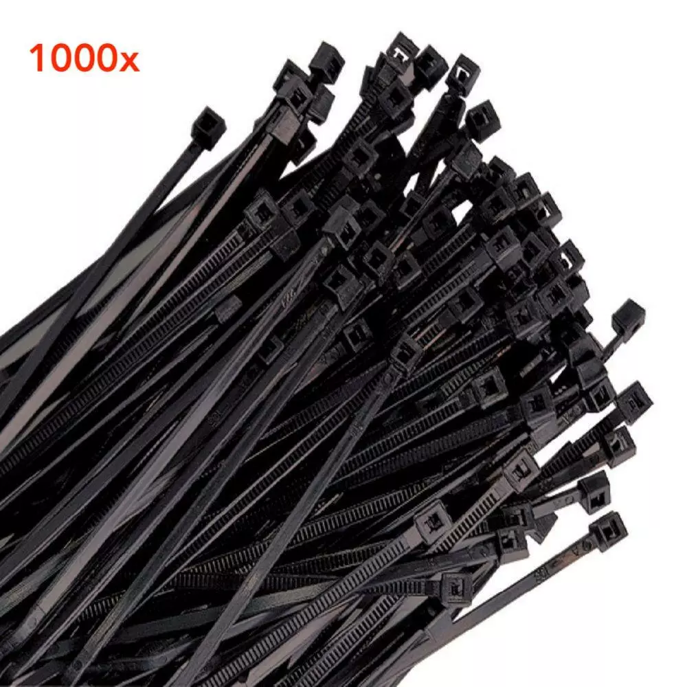 250mm Cable Ties SUPER HEAVY DUTY Bulk Zip Ties UV Stabilised 4.8mm Wide 55 Kgs