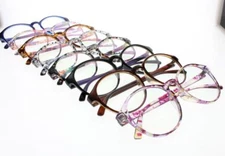Oversized Oval Stylish Flowers Nerd Geek Presbyopic Reading Glasses +1.00 ~ +4.0