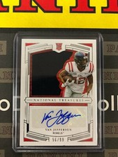 2020 NATIONAL TREASURES AUTO RC RPA ON CARD VAN JEFFERSON REBELS RAMS SP  /99 🔥