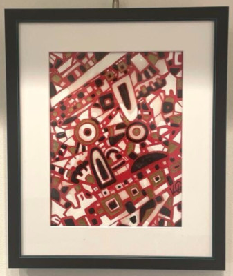 アクリル画 / Veronika Spleiss Veronika Spleiss Original Painting Acrylic on Canvas with COA