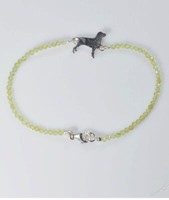 Italienisches Armband Harte Steine Chrysopras Silber 925 Luce