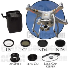 7PCS Drone Camera Lens Filter Kit 37MM MCUV CPL ND4/8 UV CPL for DJI Phantom 3