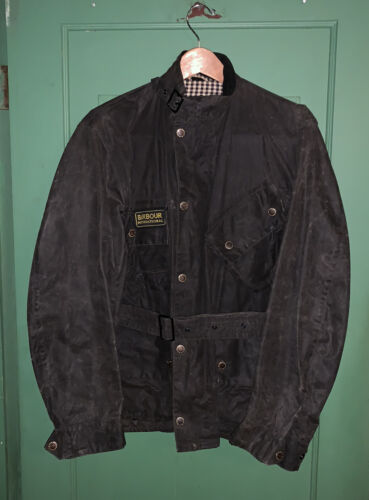 BARBOUR- A7 INTERNATIONAL  SUIT  WAXED COTTON JACK