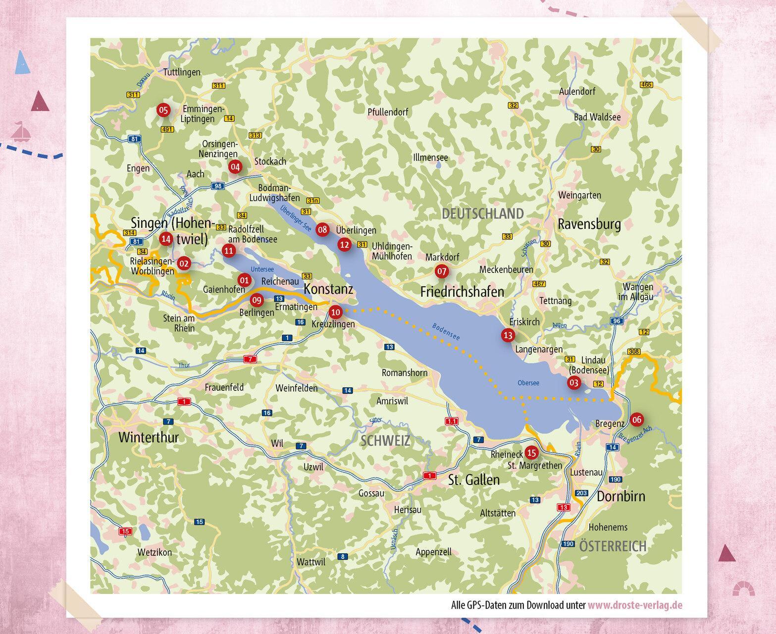Thumbnail - Bodensee. Radeln Für Die Seele - Reinhard Schröter - 9783770022441