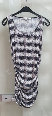 Max Studio Kleid Gr. M schwarz weiss