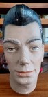 Vint 1950s Mid-Century Male Mannequin Head Herbert Jung Nurnberg Hair Wave Vgc