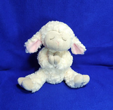 GANZ Serenity Lamb Cross Stuffed Animal Plush 10" Excellent condition