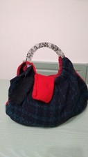 BORSA DONNA FATTA A MANO  LANA COTTA