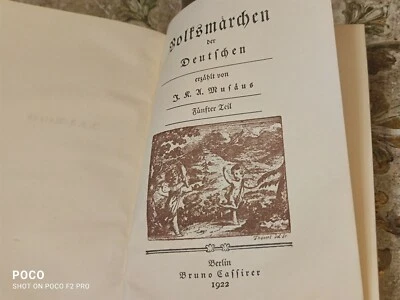 Volksmärchen der Deutschen Musäus 1922 Melechsala Kreuzug Märchen u.a. - Bild 1 von 4