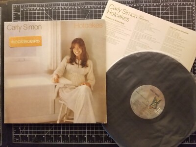 CARLY SIMON Hotcakes LP 1974 VG+1ST PRESS w/ HYPE & INNER James Taylor ROBERTSON