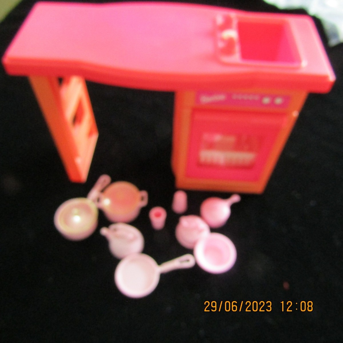 Vintage Mattel Barbie Dishwasher Set Dolls House Furniture 1994