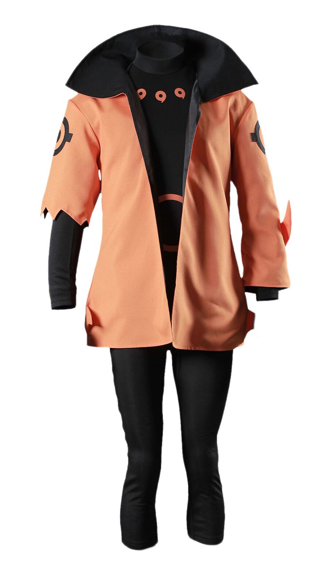 Uzumaki Halloween Cospaly Costume Six Paths Sage Mode Ninja Set V14 SZ  Kid-US3XL
