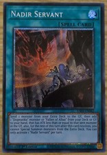 RA01-EN062 Nadir Servant Platinum Secret Rare 1st Edition NM YuGiOh