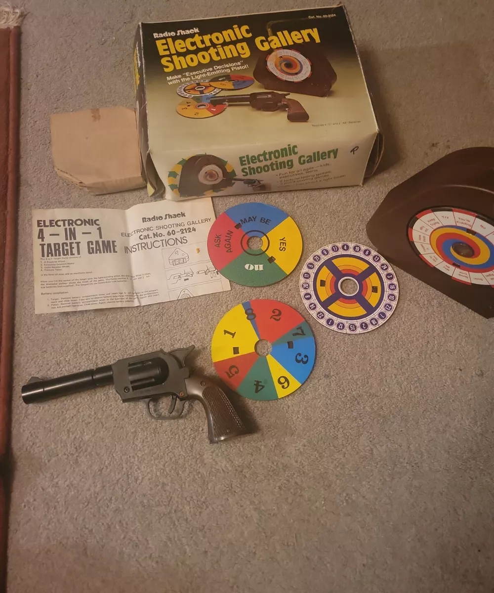 RADIO SHACK ELECTRONIC SHOOTING GALLERY IN ORIGINAL BOX OLD GAME