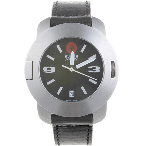 W393-NUOVO Victorinox Swiss esercito 25535 SC Da Uomo Analogico Orologio  Automatico Argento Sterling | eBay