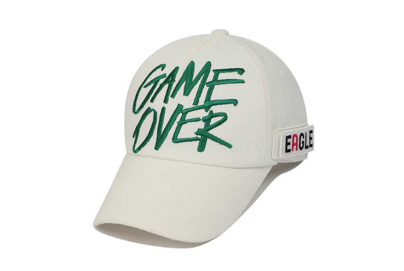 Malbon Golf [SQUID GAME COLLECTION] Ball Cap WHITE / ML Size