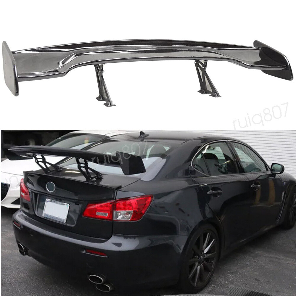 47" Rear Car Spoiler Wing Racing GT Style Glossy Black For Audi R8 Convertible