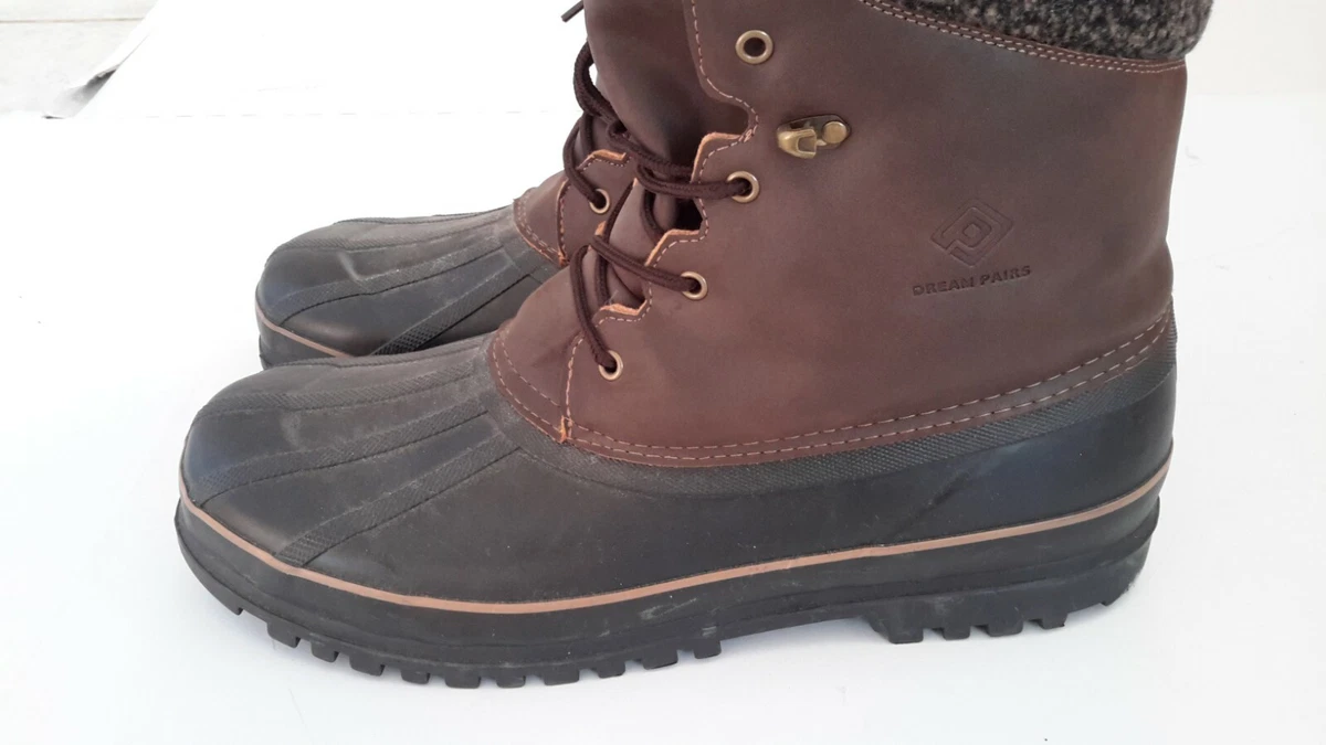 Dream pairs men's insulated waterproof winter snow boots discount