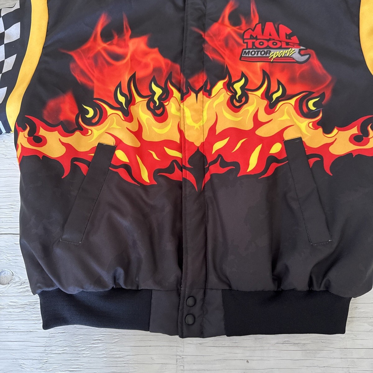 Vintage 90s Swingster NASCAR MAC Tool Motorsports Racing Jacket Sz
