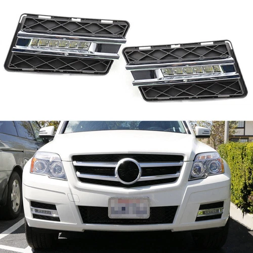 For Benz GLK-Class X204 2008-2012 LED Daytime Running Fog Lamp Bezel DA
