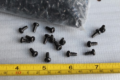 (100x) Phillips Screws 4x8 mm T/T 2S PH P Black (ROHS) SCREW M1300400817 - Picture 3 of 3
