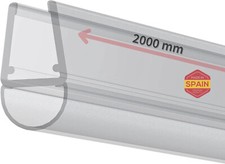 Rehau Duschtürdichtung Glas 10-12 mm Tür-Dichtung Dusche 2000 mm Glas streifend