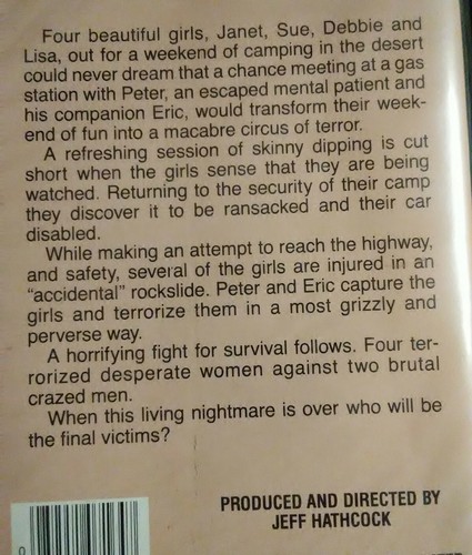 Victims! 1985 Simitar Horror Slasher VHS w/ Clamshell Case - Picture 4 of 8