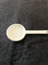 Vintage Dollhouse Miniature Plastic White Frying Pan