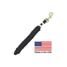 Horse Lead Ropes -Many Colors- 10 Foot Strong Poly Brass Snap- Made in USA