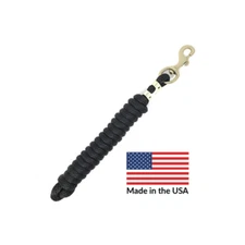 Horse Lead Ropes  -Many Colors- 10 Foot Strong Poly Brass Snap- Made in USA