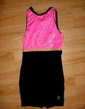 Girls-Gymnastics-Dance-Tumbling-Ice Skating Skate Leotard Bodysuit-Costume-M