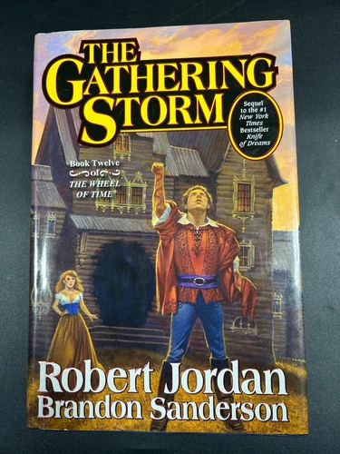 Brandon Sanderson Signed "The Gathering Storm" 1st/1st HC Book Robert Jordan