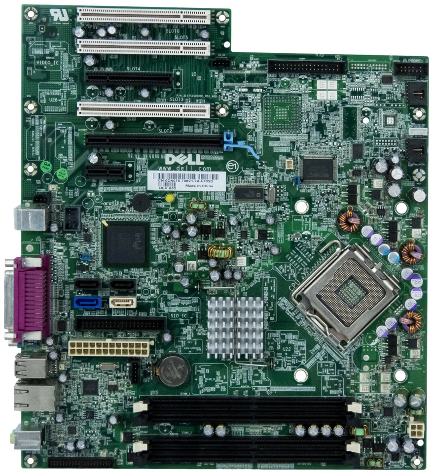 Motherboard Dell 0DN075 LGA775 DDR2 Precision 390 - Image 2 of 2